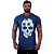 Camiseta Longline Masculina Manga Curta MXD Conceito Puzzle Skull - Imagem 1