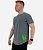 Camiseta Longline Masculina MXD Conceito Estampa Lateral Caveira Fluorescente - Imagem 2