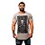 Camiseta Longline Masculina MXD Conceito Limitada Skull And Bone Roses Manuscrito Antigo - Imagem 1