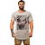 Camiseta Longline Masculina MXD Conceito Limitada Who Caveira Rosas Vermelhas - Imagem 1