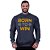Blusa Moletom Basic Masculina MXD Conceito Sem Touca Born To WIn - Imagem 1