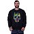 Blusa Moletom Basic Masculina MXD Conceito Sem Touca Caveira Abstrata - Imagem 2