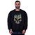 Blusa Moletom Basic Masculina MXD Conceito Sem Touca Caveira Abstrata - Imagem 2