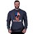 Blusa Moletom Basic Masculina MXD Conceito Sem Touca Caveira Americana - Imagem 2