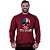Blusa Moletom Basic Masculina MXD Conceito Sem Touca Caveira Americana - Imagem 1