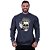 Blusa Moletom Basic Masculina MXD Conceito Sem Touca Caveira Cachimbo - Imagem 1