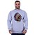 Blusa Moletom Basic Masculina MXD Conceito Sem Touca Caveira Cocar - Imagem 1