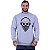 Blusa Moletom Basic Masculina MXD Conceito Sem Touca Caveira Com Lenço - Imagem 1