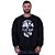 Blusa Moletom Basic Masculina MXD Conceito Sem Touca Caveira Estilhaço - Imagem 1