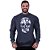 Blusa Moletom Basic Masculina MXD Conceito Sem Touca Caveira Estilhaço - Imagem 2