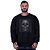 Blusa Moletom Basic Masculina MXD Conceito Sem Touca Caveira Ilusão de Ótica - Imagem 1