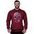 Blusa Moletom Basic Masculina MXD Conceito Sem Touca Caveira Liquida - Imagem 1