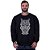 Blusa Moletom Basic Masculina MXD Conceito Sem Touca Coruja Mosaico - Imagem 1
