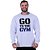 Blusa Moletom Basic Masculina MXD Conceito Sem Touca Go To The Gym - Imagem 1
