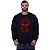 Blusa Moletom Basic Masculina MXD Conceito Sem Touca Red Skull - Imagem 1