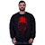 Blusa Moletom Basic Masculina MXD Conceito Sem Touca Red Skull - Imagem 2