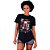 Camiseta Longline Feminina MXD Conceito Good Vibes Only Apenas Boas Vibrações - Imagem 5
