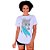 Camiseta Longline Feminina MXD Conceito Lobo De Olhos Azuis - Imagem 1