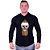 Camiseta Manga Longa Longline Com Touca MXD Conceito Caveira Moicano - Imagem 2