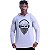 Camiseta Manga Longa Longline Com Touca MXD Conceito Caveira Mascarada - Imagem 1