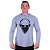 Camiseta Manga Longa Longline Com Touca MXD Conceito Caveira Mascarada - Imagem 1