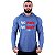 Camiseta Manga Longa Longline Com Touca MXD Conceito NO PAIN NO GAIN corroído - Imagem 1