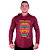 Camiseta Manga Longa Longline Com Touca MXD Conceito Good Vibes Lion - Imagem 3