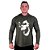 Camiseta Manga Longa Longline Com Touca MXD Conceito Skull Monkey - Imagem 2