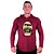 Camiseta Manga Longa Longline Com Touca MXD Conceito Hard Core Skull - Imagem 1