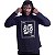 Camiseta Manga Longa Longline Com Touca MXD Conceito Card Skull - Imagem 2