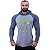 Camiseta Manga Longa Longline Com Touca MXD Conceito Caveira Quadriculada - Imagem 3