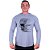 Camiseta Manga Longa Longline Com Touca MXD Conceito Caveira Desintegrada - Imagem 1