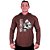 Camiseta Manga Longa Longline Com Touca MXD Conceito Pitbull MXD - Imagem 3