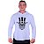 Camiseta Manga Longa Longline Com Touca MXD Conceito Caveira Cartola - Imagem 3