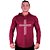 Camiseta Manga Longa Longline Com Touca MXD Conceito Cruz Motivacional - Imagem 4