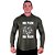 Camiseta Manga Longa Longline Com Touca MXD Conceito No Pain No Gain Braço Forte - Imagem 2