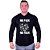 Camiseta Manga Longa Longline Com Touca MXD Conceito No Pain No Gain Braço Forte - Imagem 1