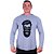 Camiseta Manga Longa Longline Com Touca MXD Conceito Style Skull - Imagem 1