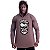 Camiseta Manga Longa Longline Com Touca MXD Conceito Angry Skull - Imagem 3