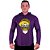 Camiseta Manga Longa Longline Com Touca MXD Conceito Gold Skull - Imagem 4