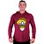 Camiseta Manga Longa Longline Com Touca MXD Conceito Gold Skull - Imagem 2