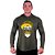 Camiseta Manga Longa Longline Com Touca MXD Conceito Gold Skull - Imagem 5