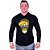 Camiseta Manga Longa Longline Com Touca MXD Conceito Gold Skull - Imagem 3
