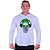 Camiseta Manga Longa Longline Com Touca MXD Conceito Headphone Skull - Imagem 2