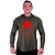 Camiseta Manga Longa Longline Com Touca MXD Conceito Red Skull - Imagem 2