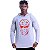 Camiseta Manga Longa Longline Com Touca MXD Conceito Red Skull - Imagem 1