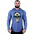Camiseta Manga Longa Longline Com Touca MXD Conceito Caveira Mexicana - Imagem 2