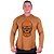 Camiseta Manga Longa Longline Com Touca MXD Conceito Caveira Laranja - Imagem 1