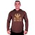 Camiseta Manga Longa Longline Com Touca MXD Conceito No Pain No Gain - Imagem 1