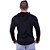 Camiseta Manga Longa Longline Com Touca MXD Conceito Preto - Imagem 2
